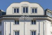 Wärmedämm-Fassade mit Stuck