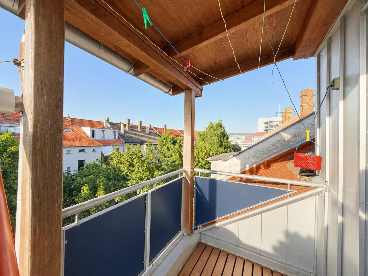 Balkon am Schlafzimmer