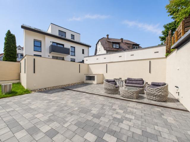 Terrasse bei Tageslicht