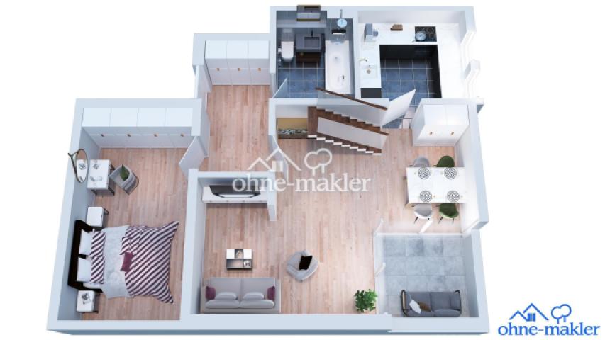Grundriss DG / untere Ebene