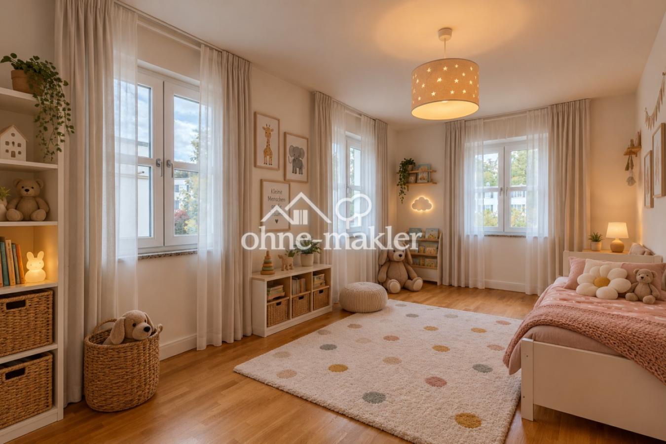 Kinderzimmer visualisiert