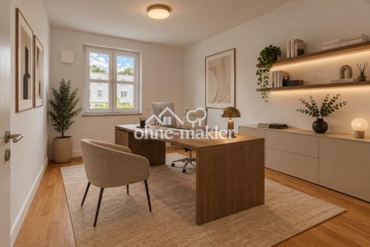 Büro/Schlafzimmer visualisiert