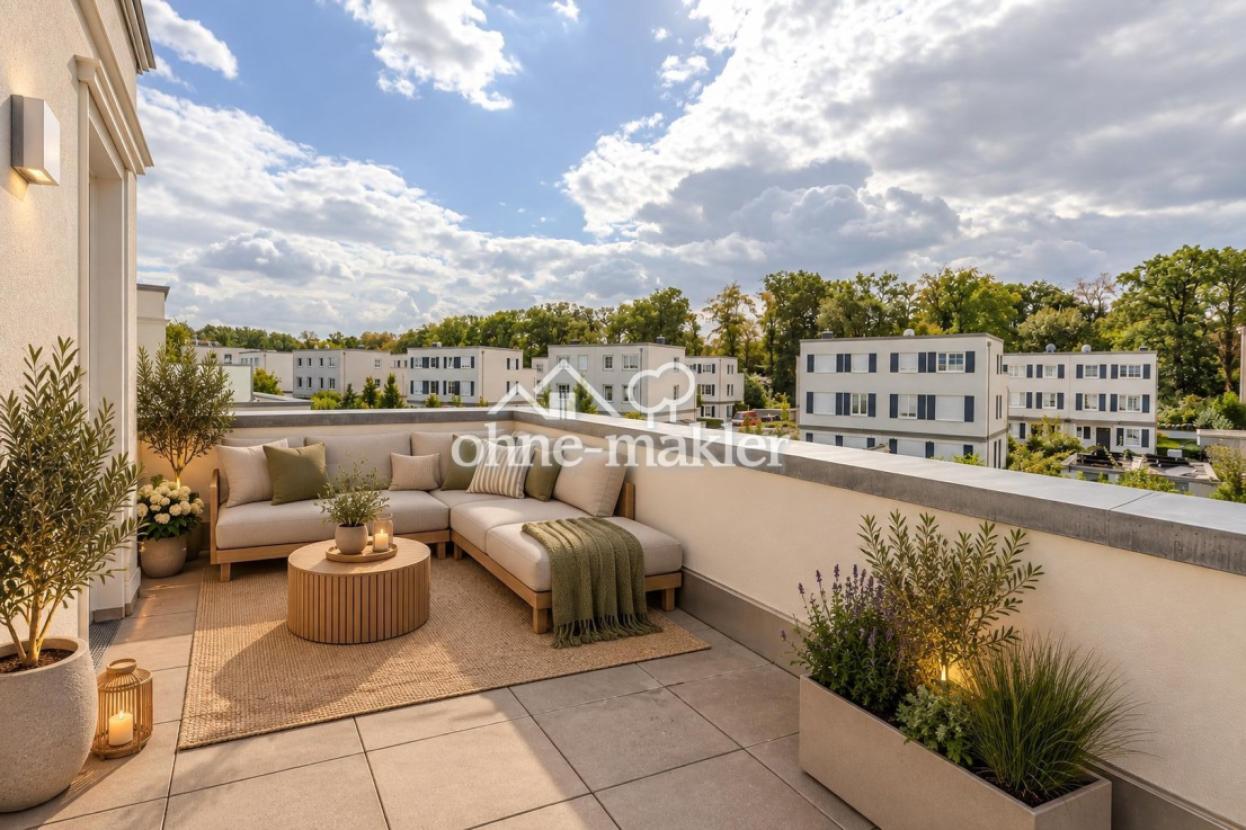 Dachterrasse visualisiert