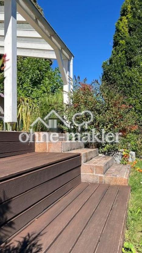 Lounge Stufen von Terrasse