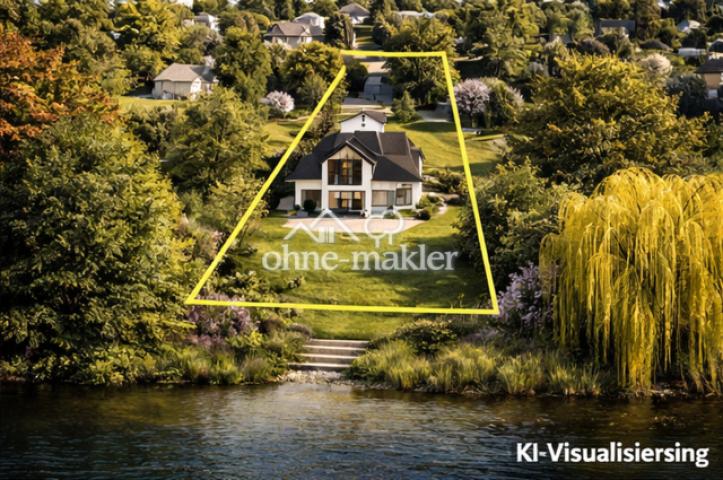 KI-Visualisierung Bebauung See