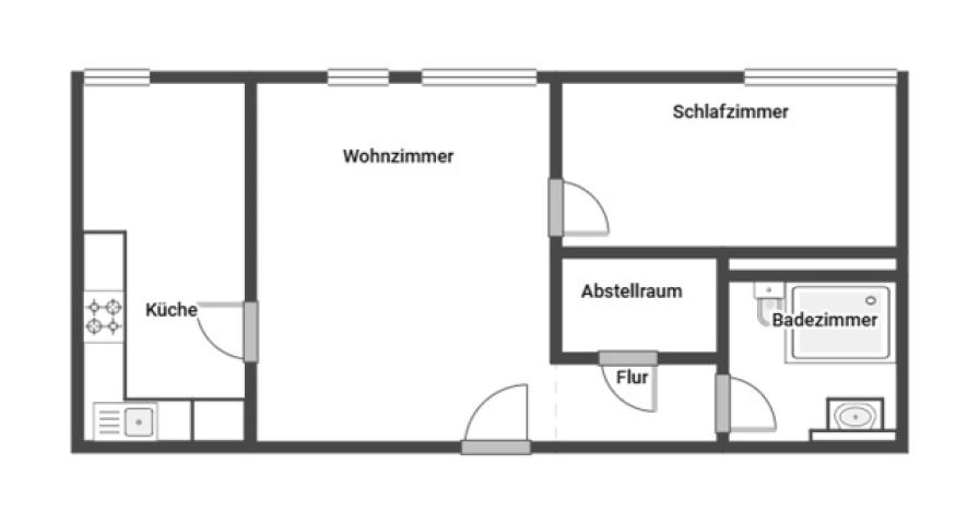 Grundriss Skizze