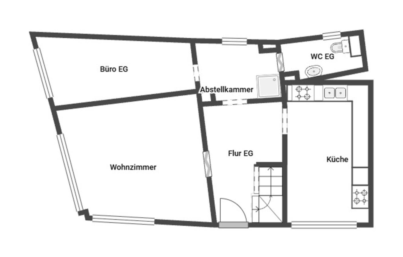 Grundriss Skizze EG