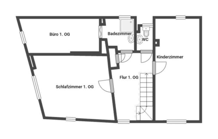 Grundriss Skizze OG