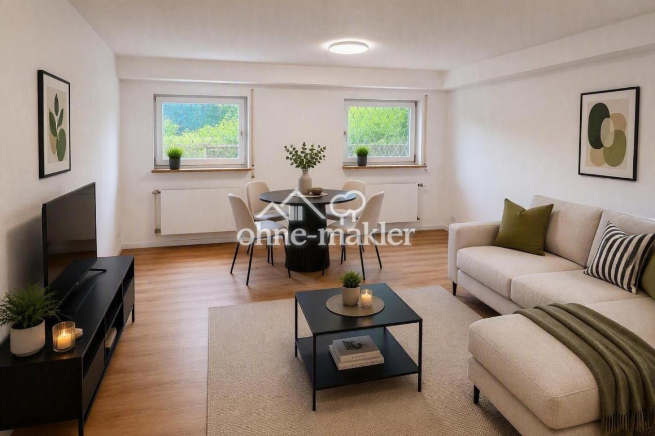 KI generiert: Wohnzimmer