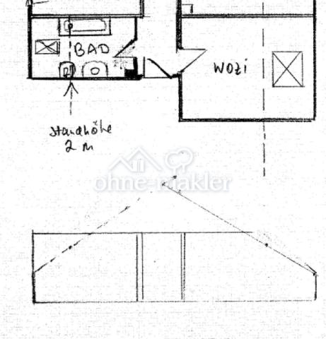 grundriss mit Standhöhe 2 m