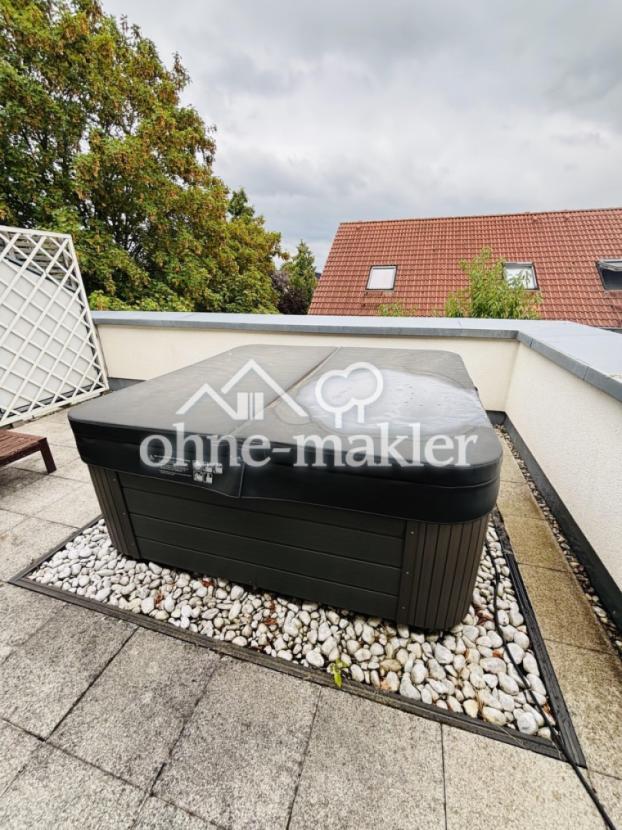 Whirlpool auf Dachterrasse