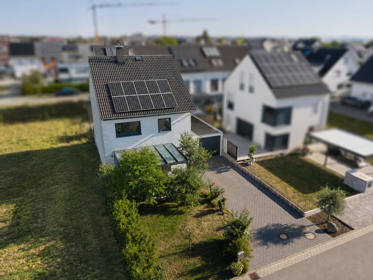 Drohnenansicht von Südwest