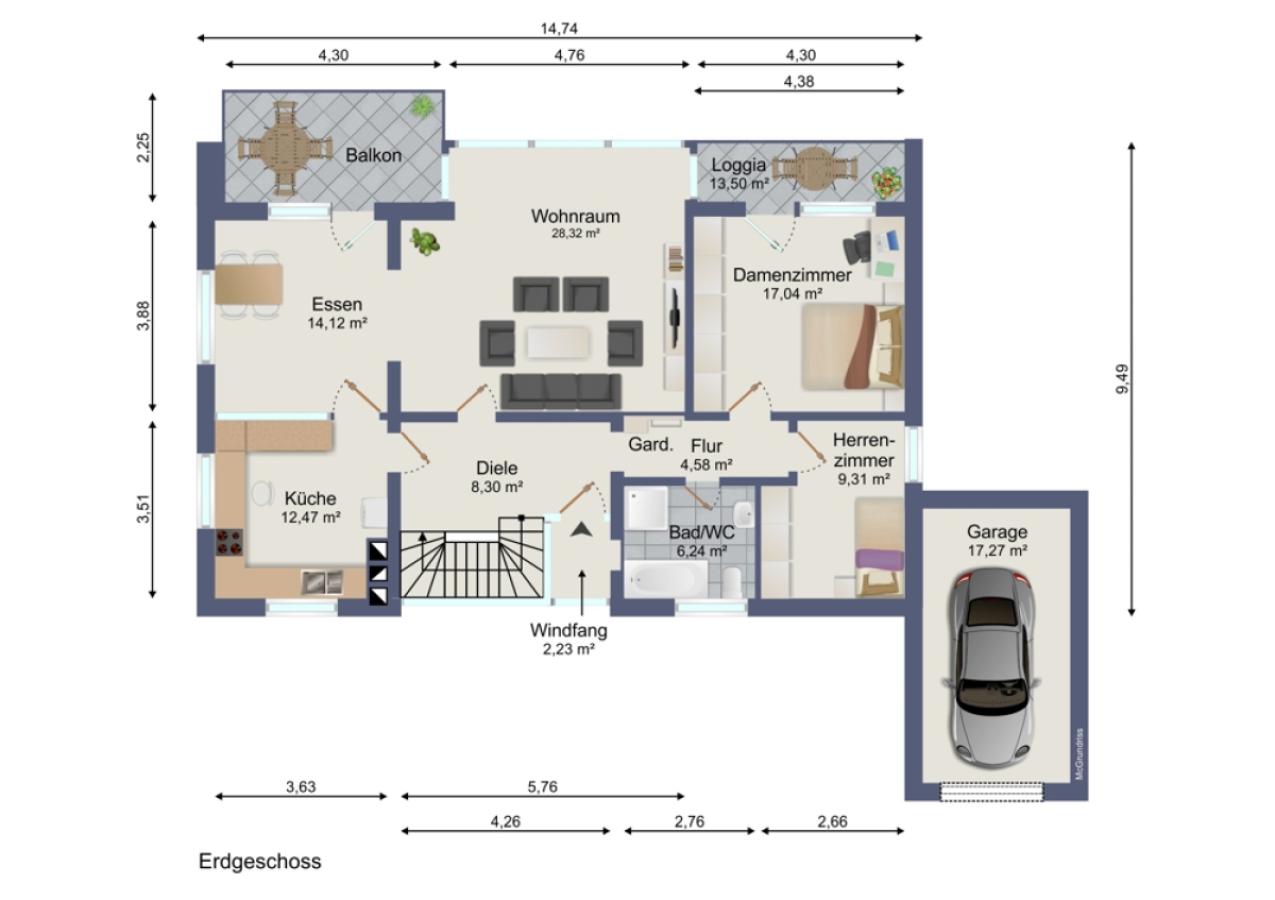 Grundriss EG