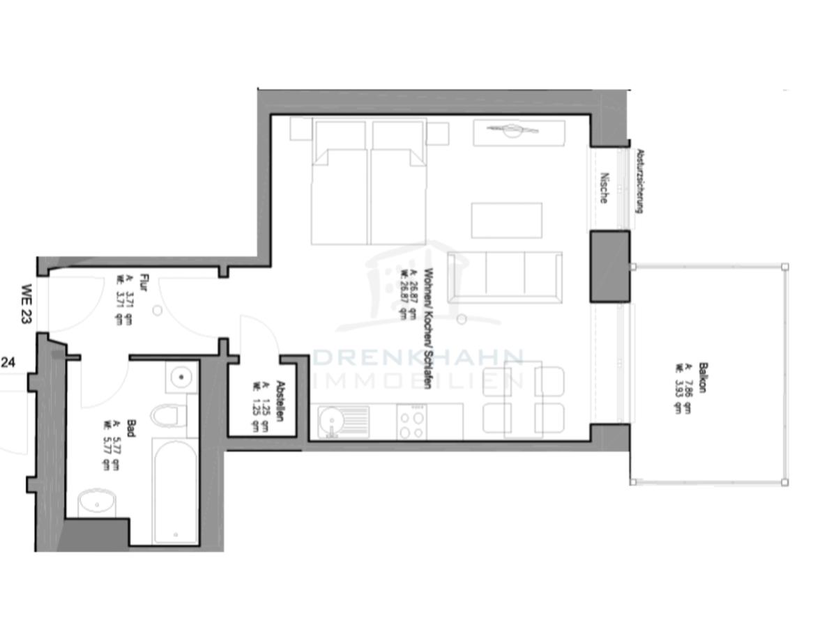 Grundriss WE23 Dr.Külz Straße