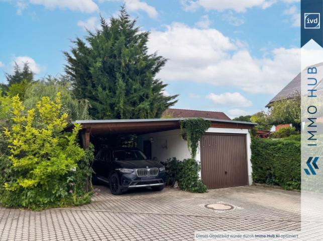 Garage mit Carport