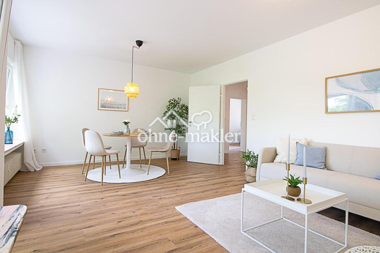 Essbereich im Wohnzimmer
