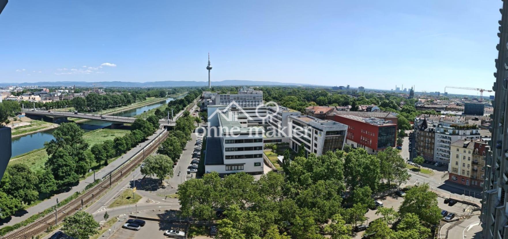 Balkonblick auf die Stadt