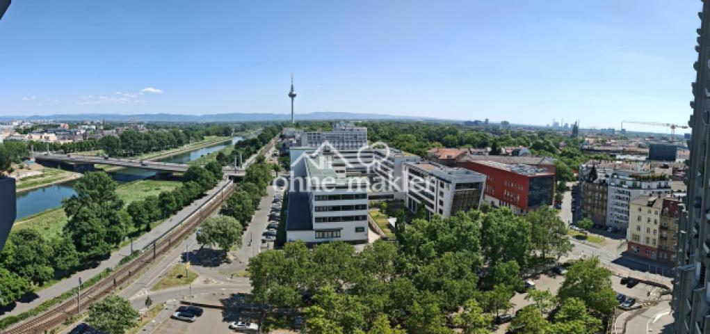 Balkonblick auf die Stadt