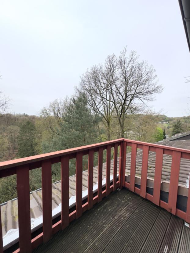 Blick vom Balkon im DG