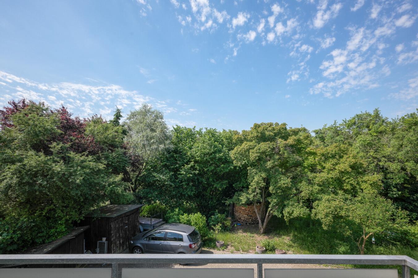Ausblick vom Balkon