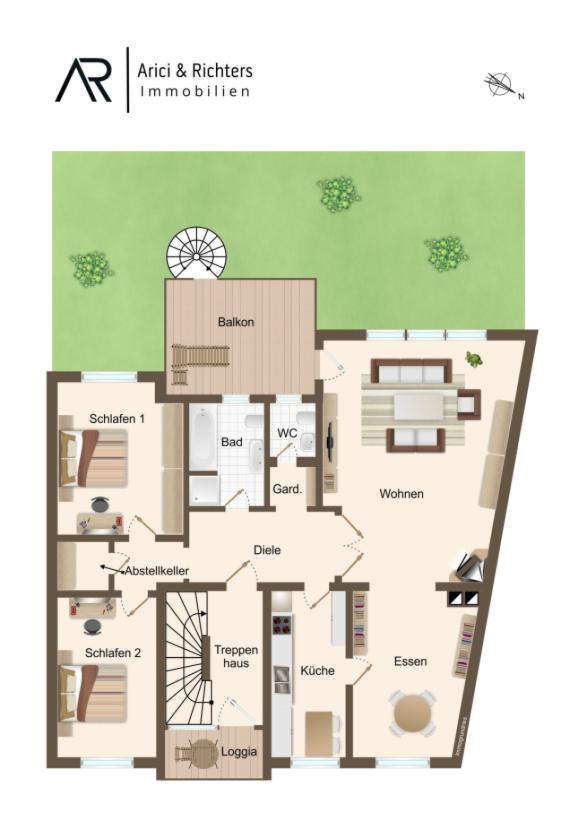 Grundriss Obergeschoss