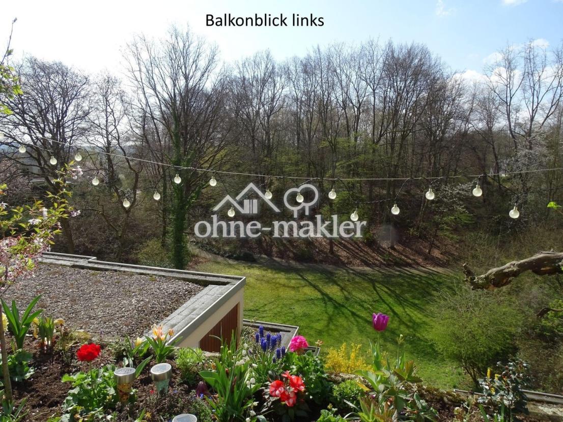 Blick vom Balkon links