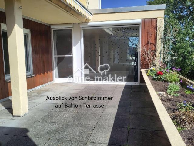 Großzügiger Balkon