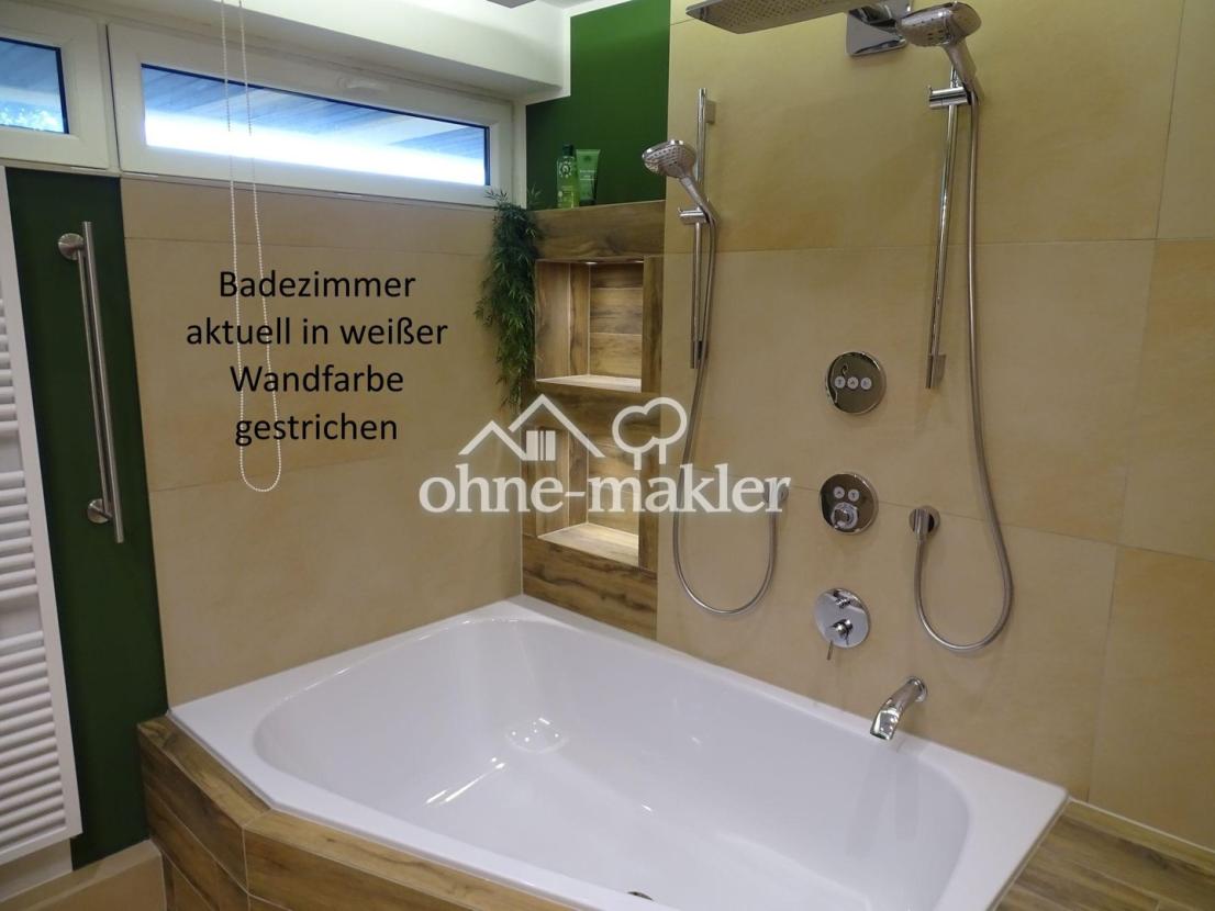 Badezimmer - Wände nun weiß