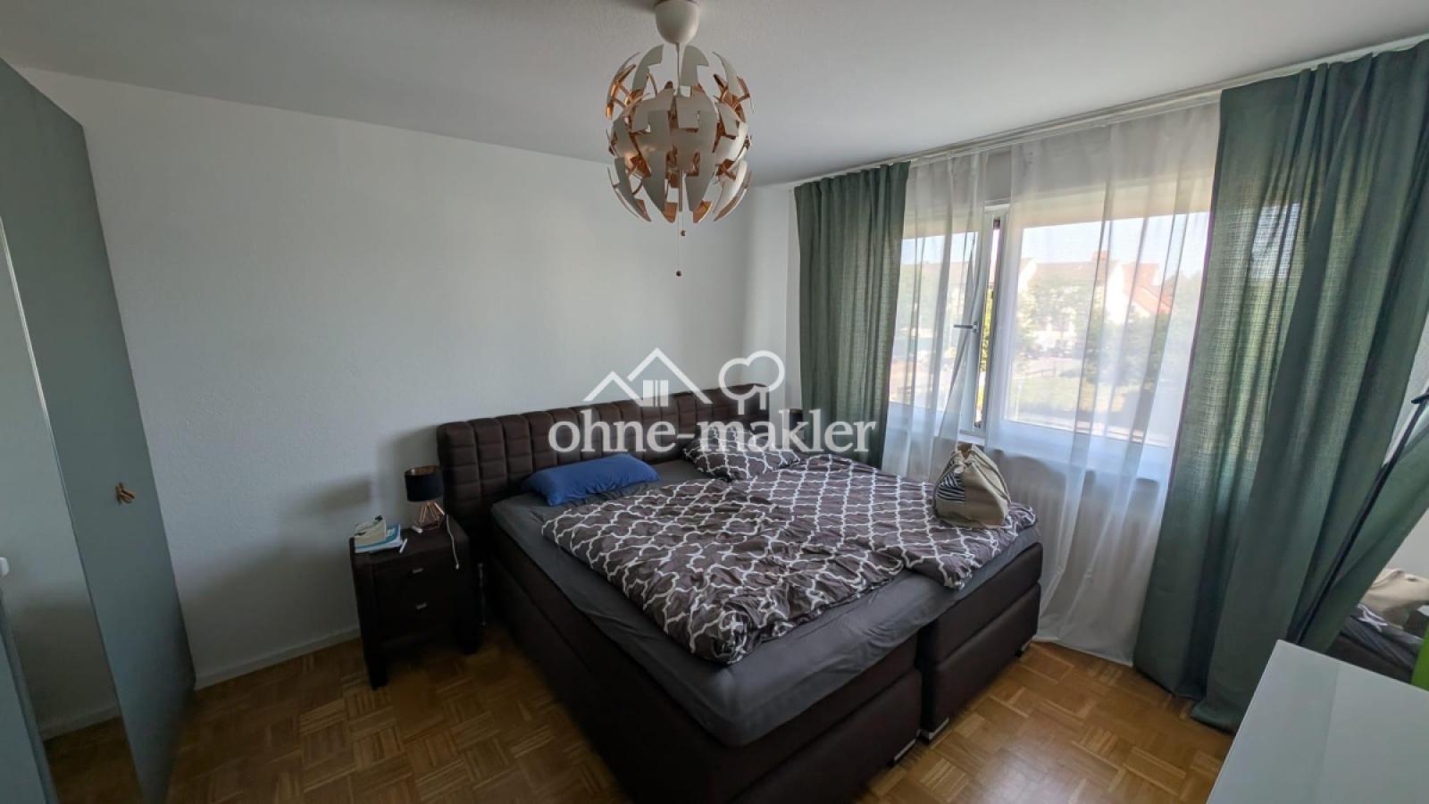 Ruhig gelegenes Schlafzimmer
