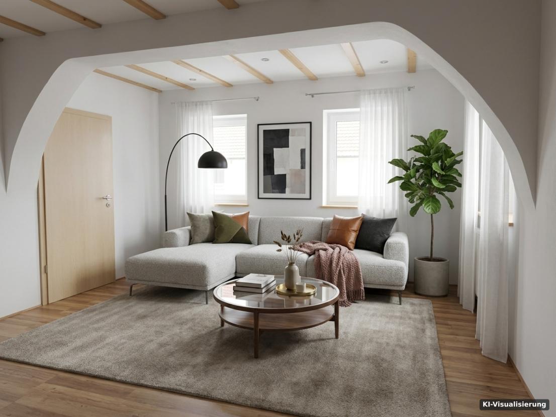 Wohnzimmer (KI-Visualisierung)