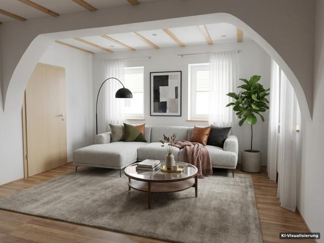 Wohnzimmer (KI-Visualisierung)