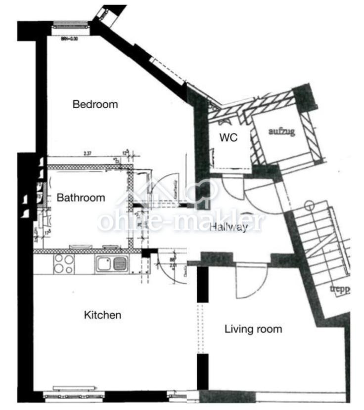 Aufteilung der Wohnung 