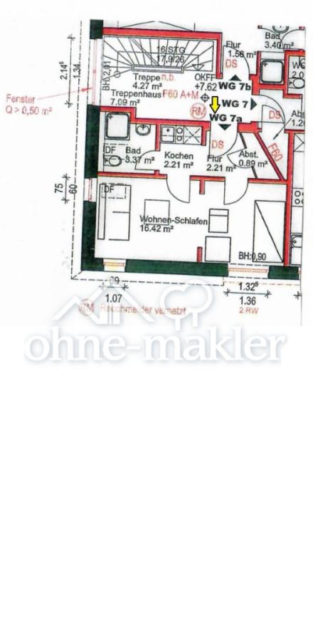 Grundriss Wohnung 7a