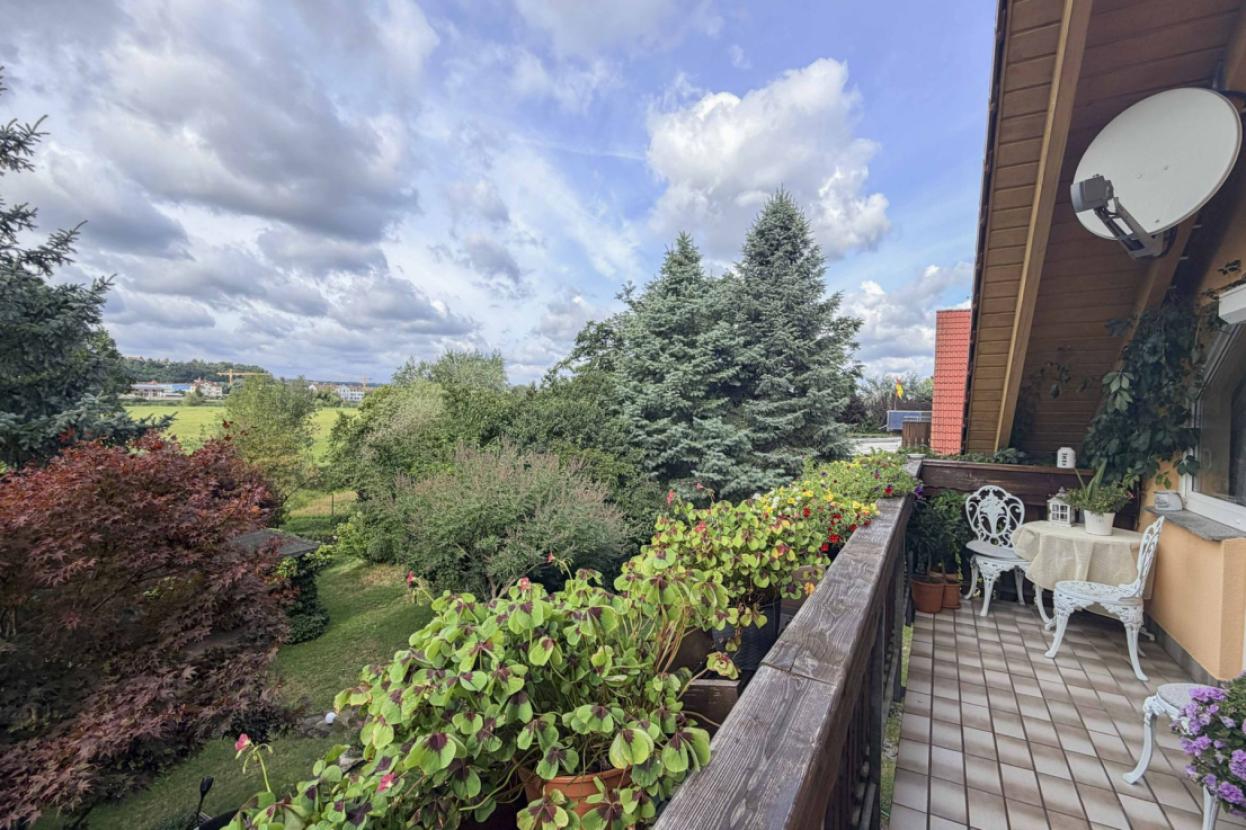 Balkon mit Aussicht