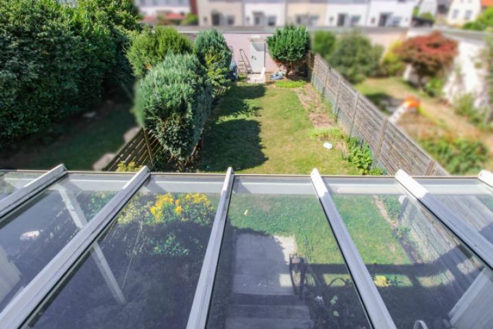 Blick vom Balkon