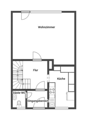 Grundriss Skizze EG