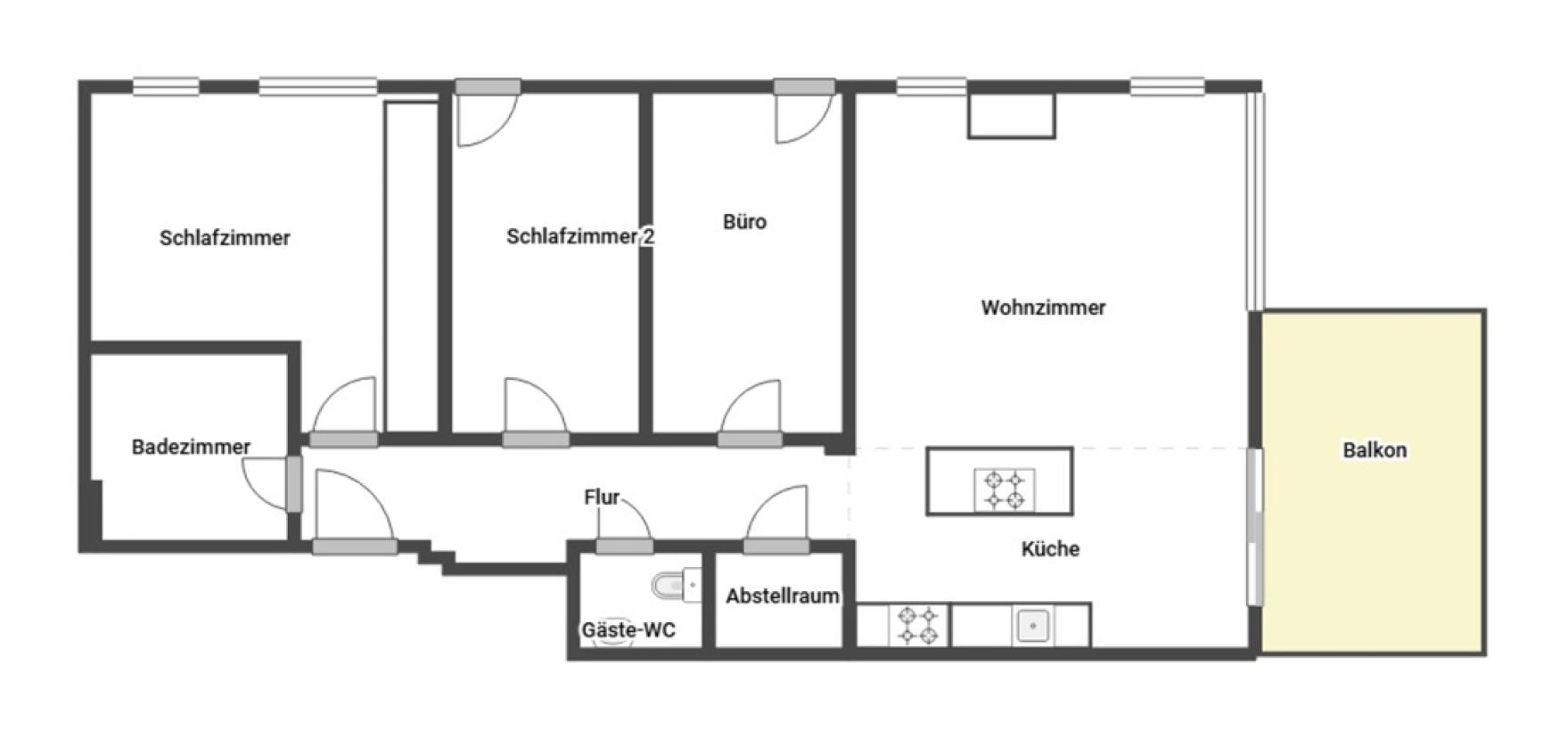 Grundriss Skizze