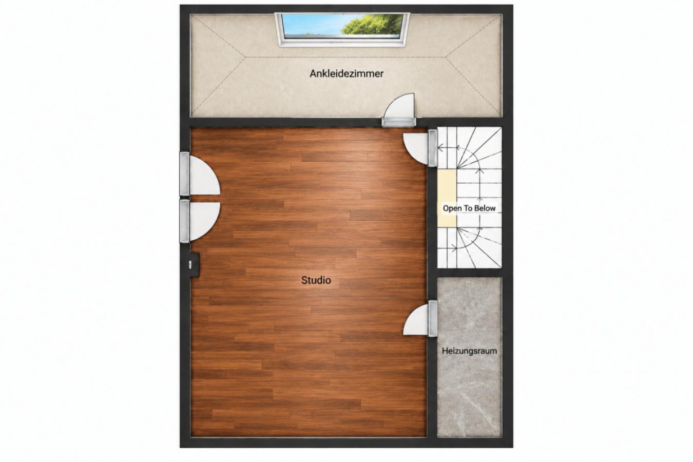 Grundrisse  Dachstudio