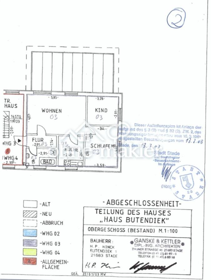 Obergeschoss (2003-2024)
