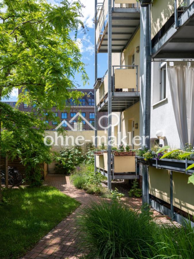Gartenseite Balkon
