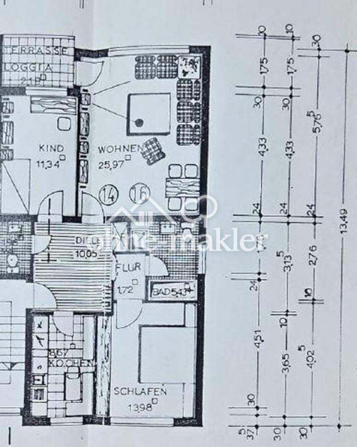 Grundriss Wohnung