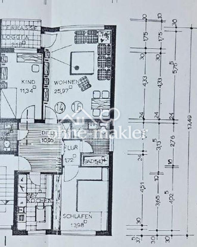 Grundriss Wohnung