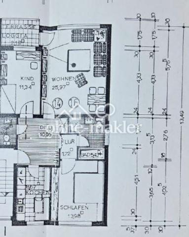 Grundriss Wohnung