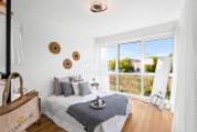 Schlafzimmer mit Ausblick