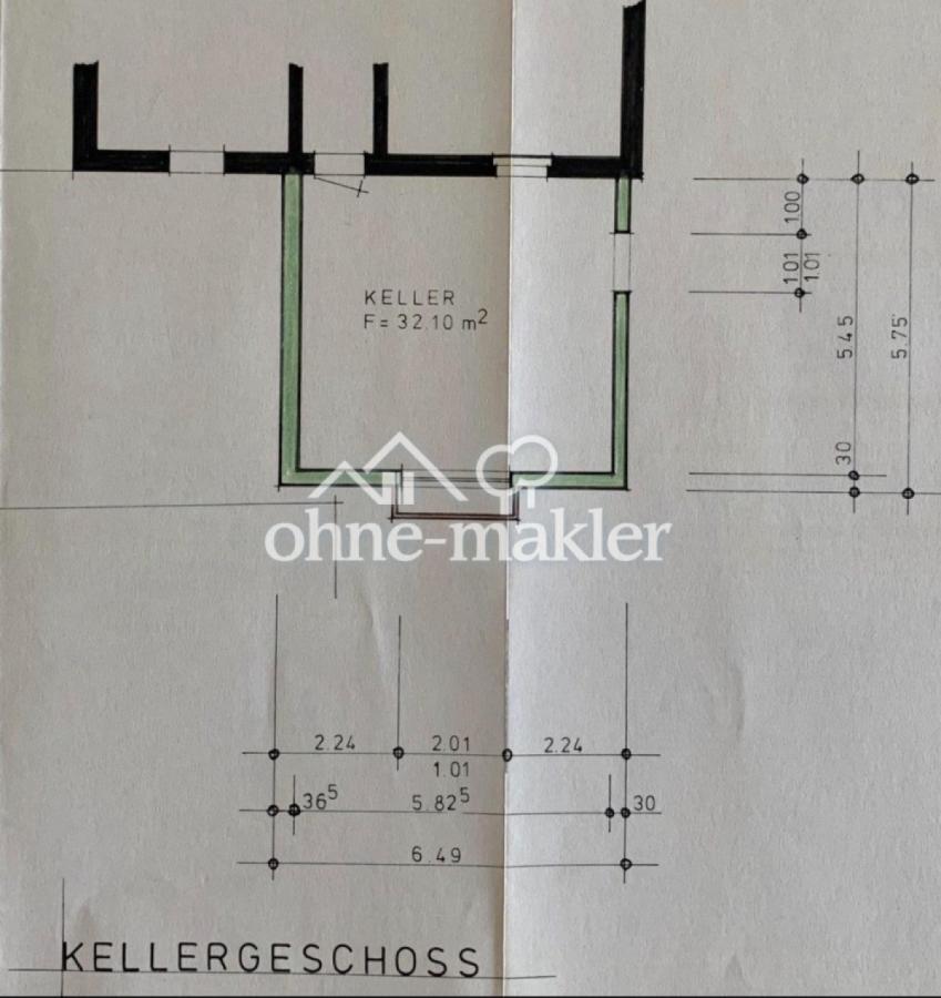 GRUNDRISS KELLER (ANBAU)