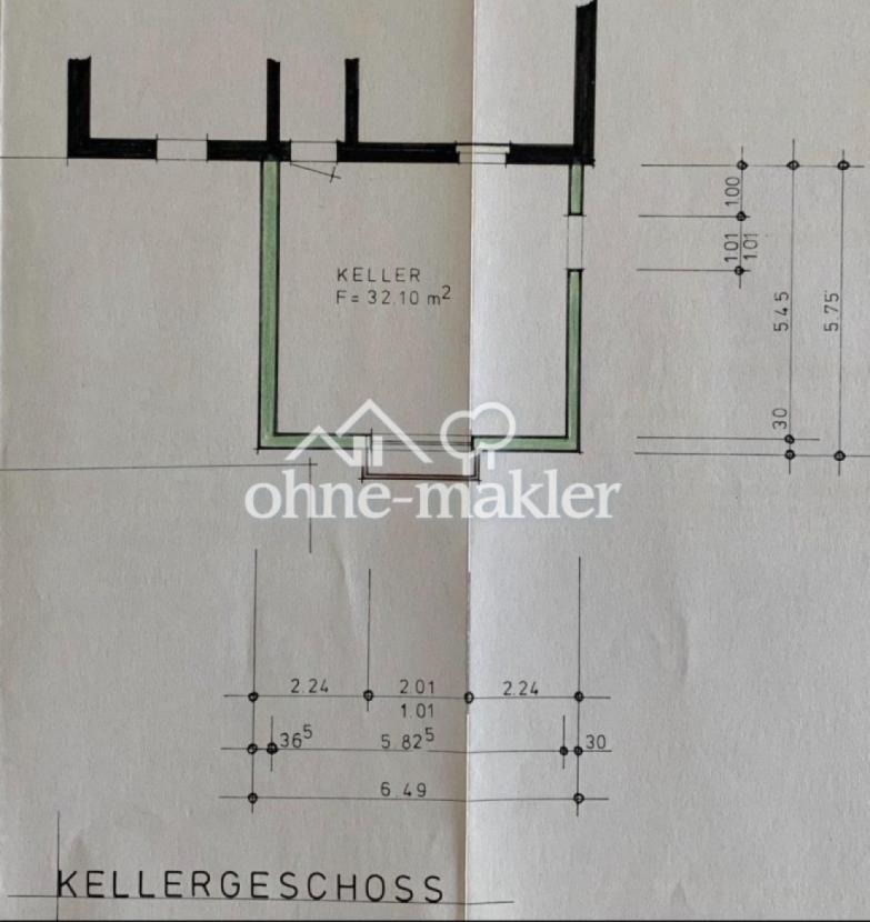 GRUNDRISS KELLER (ANBAU)