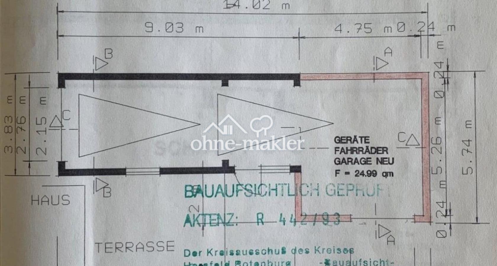GRUNDRISS GARAGE