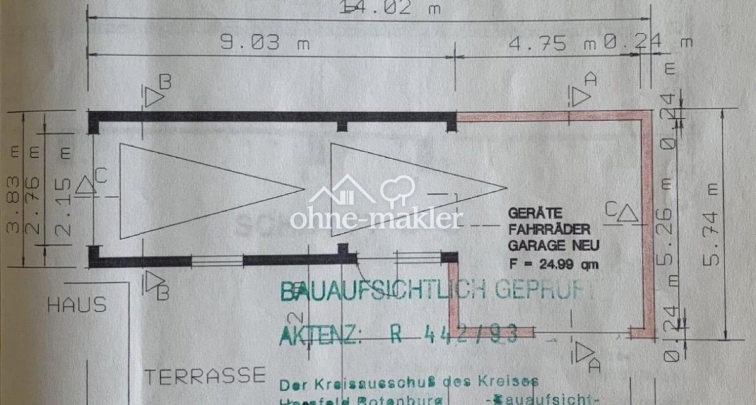 GRUNDRISS GARAGE