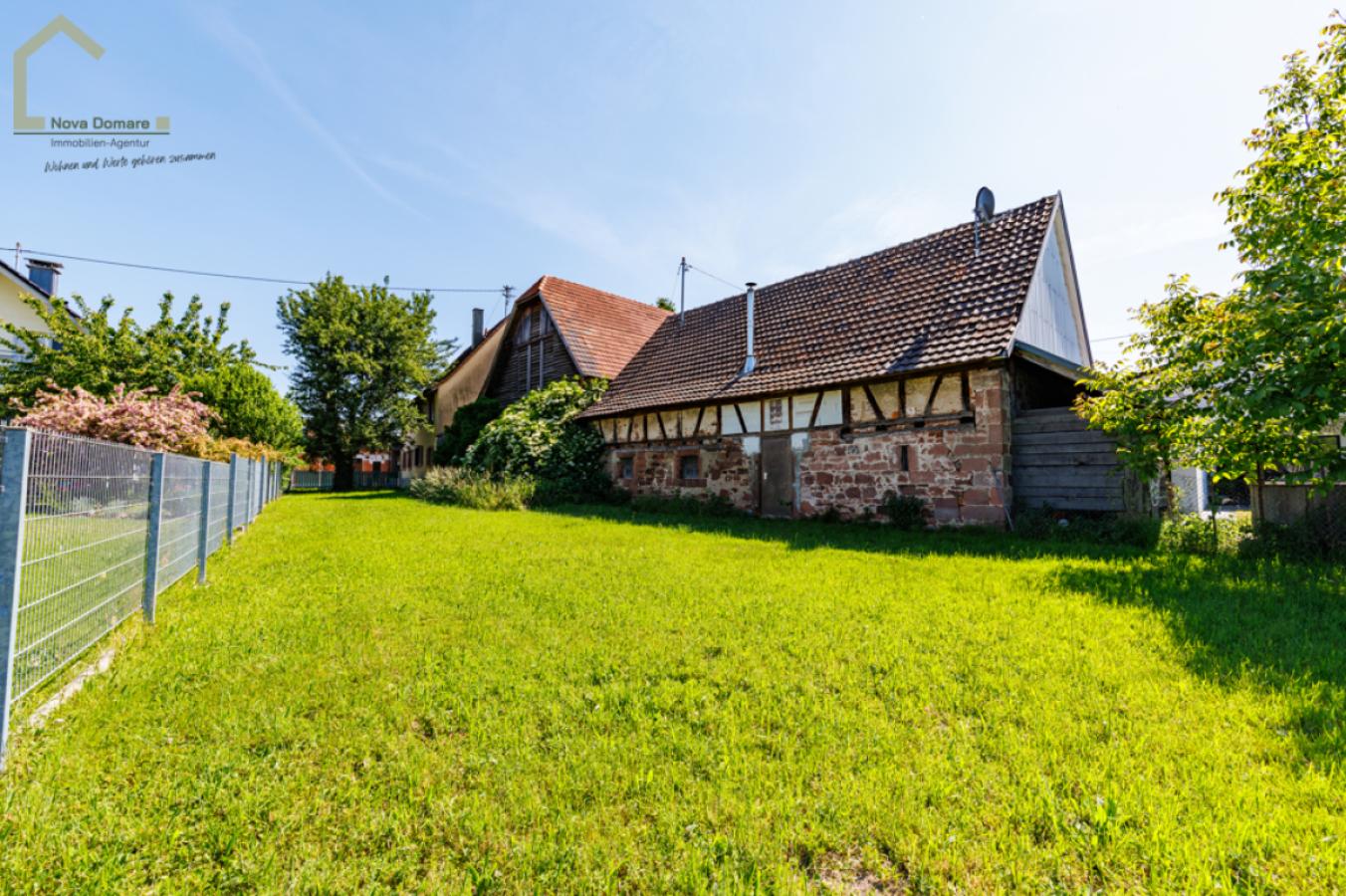 Blick über den Gartenbereich
