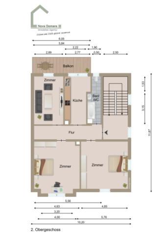 Grundriss 2. OG Whg. 7